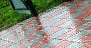 Профессиональная укладка цементной тротуарной плитки в Павловском Посаде в октябре